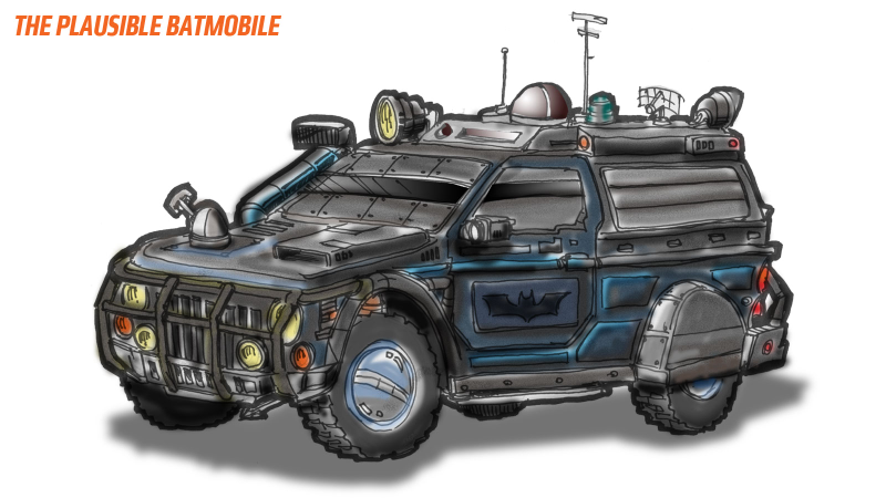 Illustration for article titled This Is The Only Batmobile That Makes Any Sense